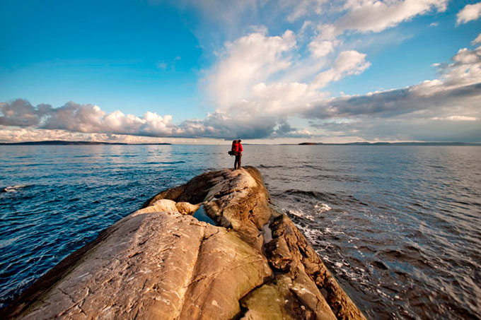 I mål. Østnestangen, Hurumlandet. © Marius Nergård Pettersen