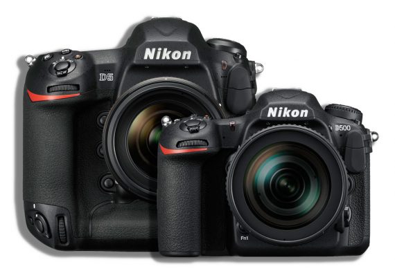 Nikon D5 og Nikon D500